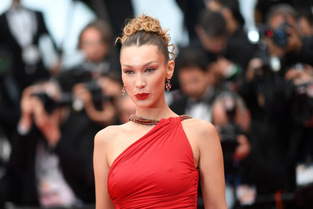 Bella Hadid Red Dress at Cannes 2019