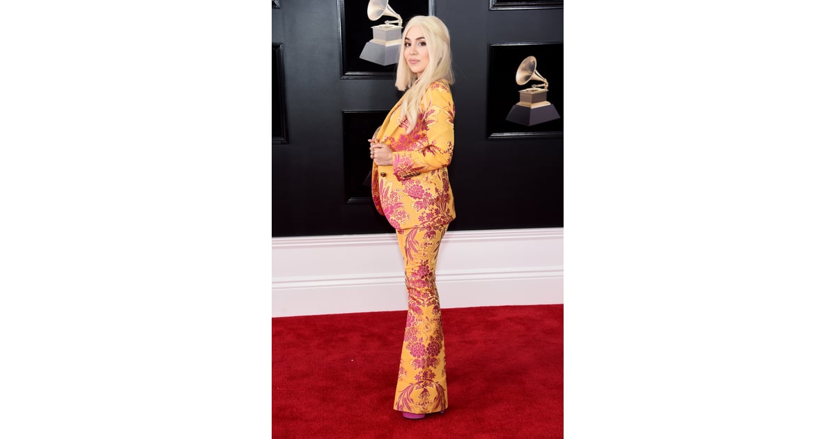 Ava Max Celebrities Wearing Suits At The Grammys 2018 Popsugar
