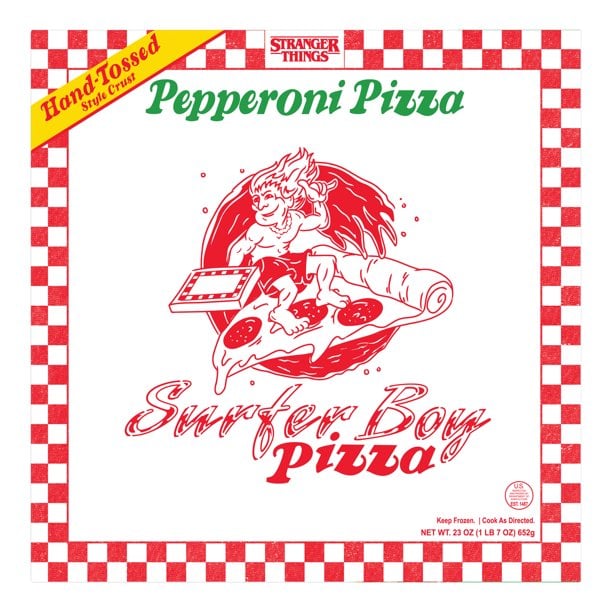 Netflix "Stranger Things" Surfer Boy Pepperoni Frozen Pizza