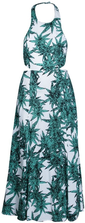 Mara Hoffman Rayon Cut Out Tie Back Maxi Dress 2 ($253)