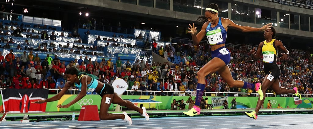 Shaunae Miller Beat Allyson Felix With Dive at Finish Line