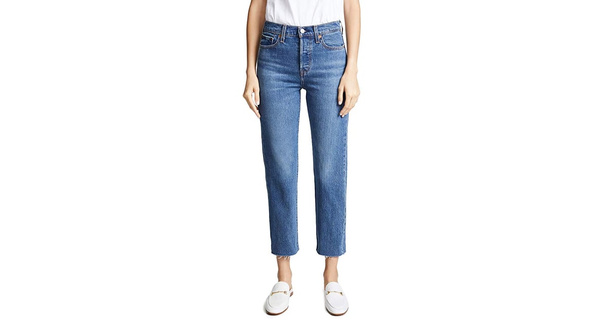 levi's wedgie straight jeans white