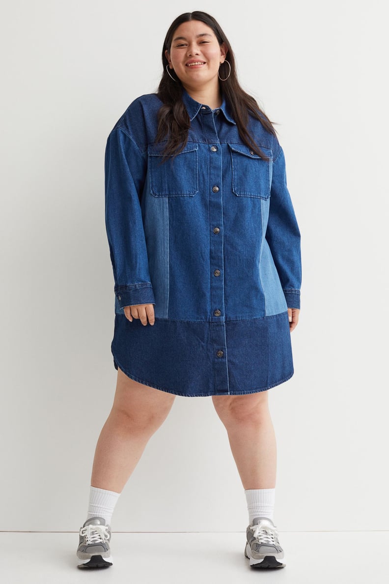 For a Denim Style: H&M+ Shirt Dress