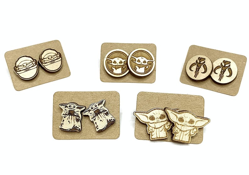 Baby Yoda Set of 5 Earrings