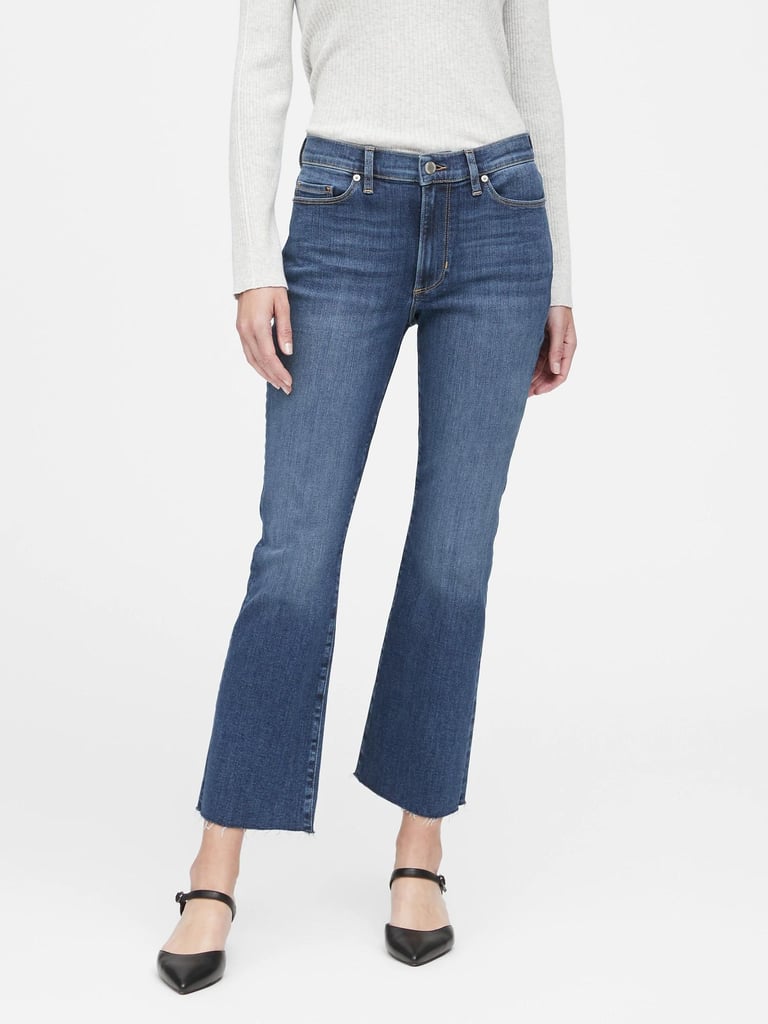 Mid-Rise Cropped Flare Jean