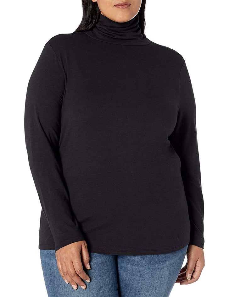Amazon Essentials Long-Sleeve Turtleneck | Best Plus-Size Clothes on Amazon Fashion | POPSUGAR 