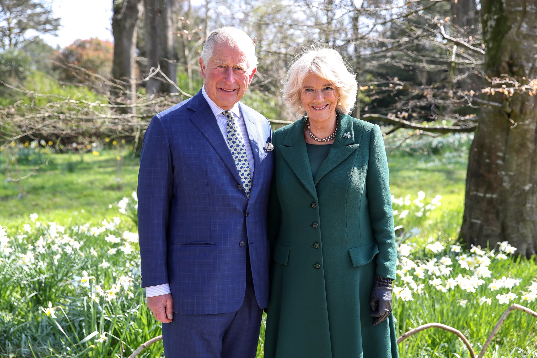 BELFAST, NORTHERN IRELAND - APRIL 09: Prince Charles, Prince of Wales and Camilla, Duchess of Cornwall attend the reopening of Hillsborough Castle on April 09, 2019 in Belfast, Northern Ireland.  (Photo by Chris Jackson-WPA Pool/Getty Images)