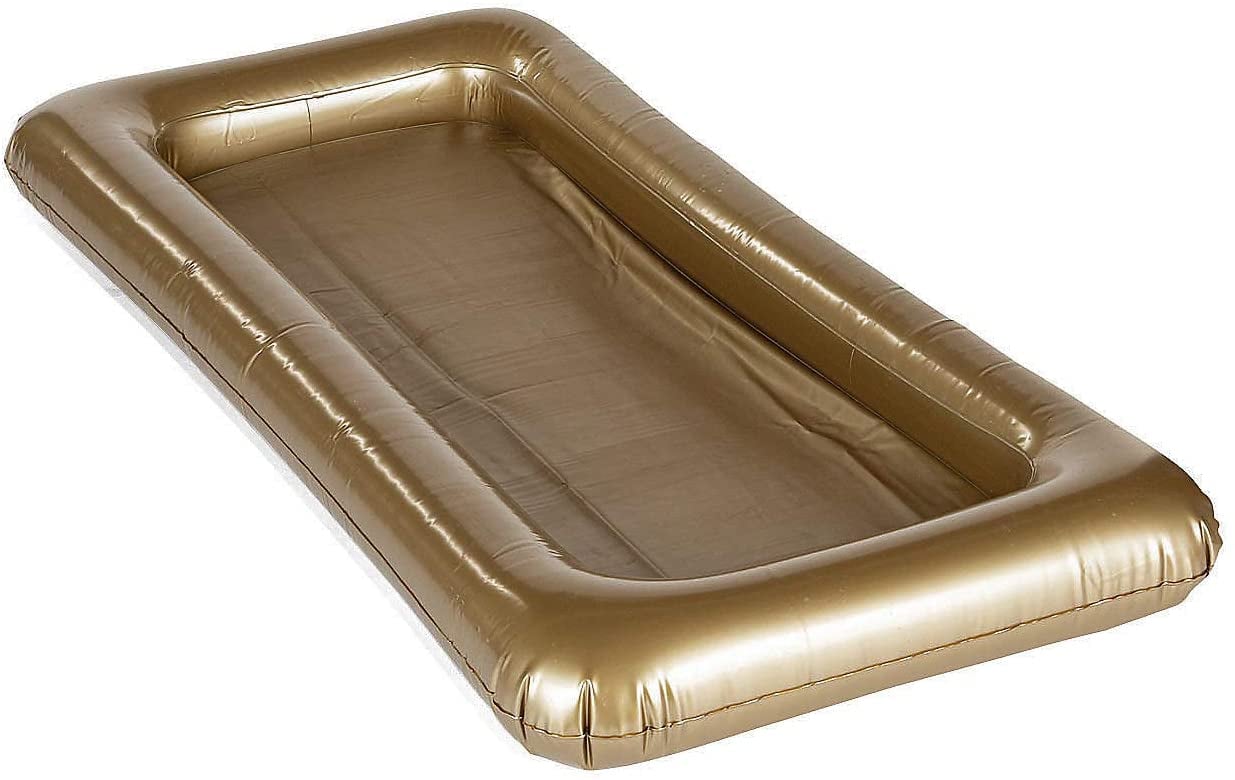 Blow up drink cooler top
