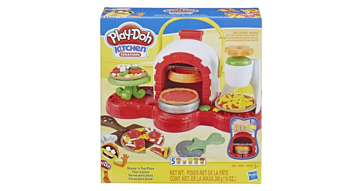 Play-Doh Stamp 'n Top Pizza Oven Toy with 5 Non-Toxic Play-Doh