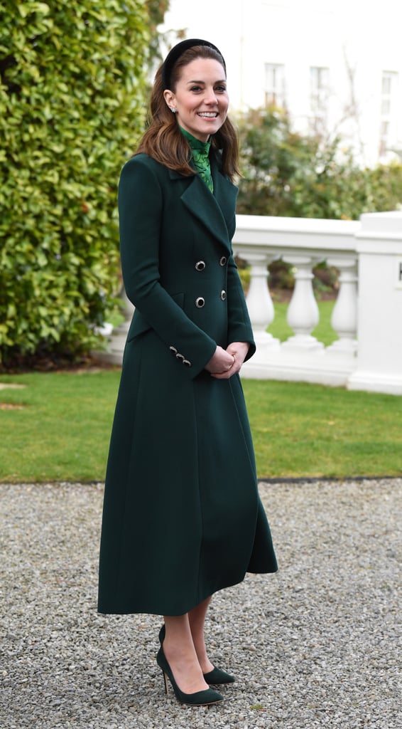 The Duchess of Cambridge Wearing a Green Outfit in Ireland