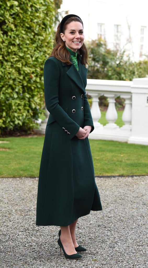Kate Middleton Wearing a Green Outfit in Ireland