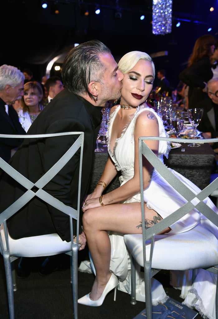 Pictured: Christian Carino and Lady Gaga
