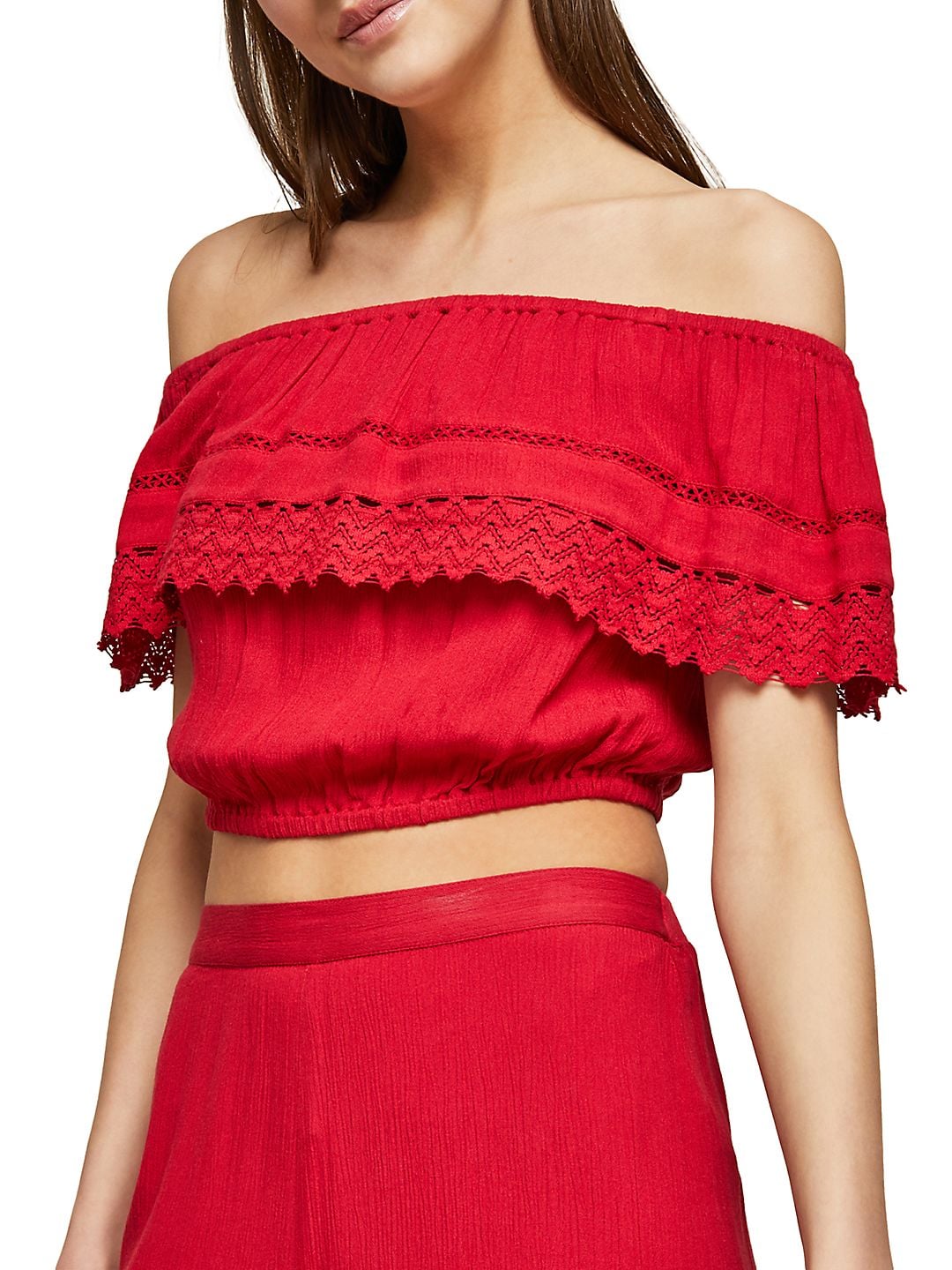 Jane Austen Morse kode klynke Miss Selfridge Crochet Crop Top | Trust Us — You'll Want These 11 Stylish  Tops For Summer, and They're All Under $40 | POPSUGAR Fashion Photo 5