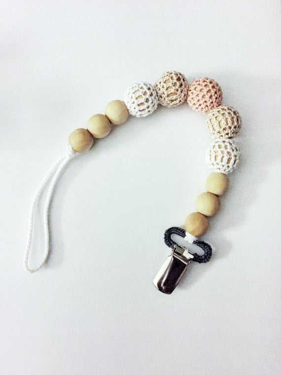 Crochet Pacifier Clip