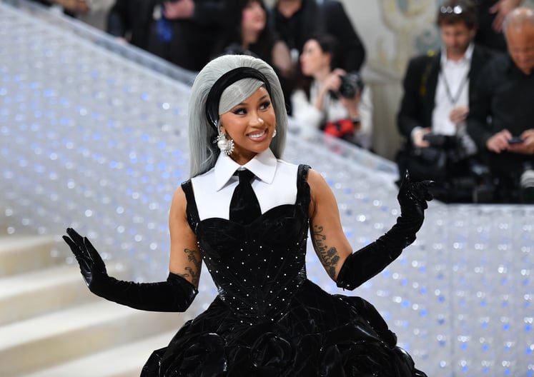 Cardi B in Chenpeng Studio at Met Gala 2023 | PS Fashion