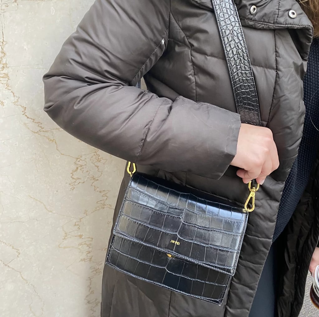 JW Pei Mini Flap Crossbody ($64, originally $80)
JW Pei is a regular in my handbag repertoire and this mini flap crossbody is as stylish as ever. It features a detachable strap, a push-lock closure, and a chic vegan leather finish. Get almost $20 off for Cyber Monday.