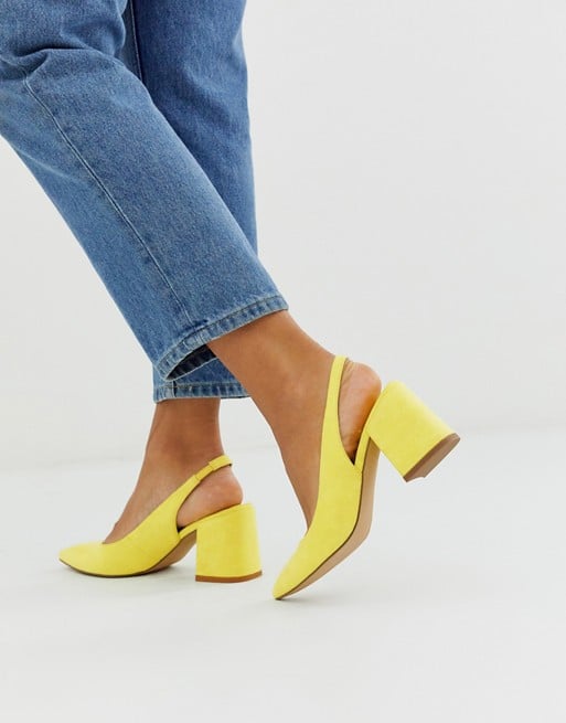 ASOS Design Samson Slingback Mid Heels