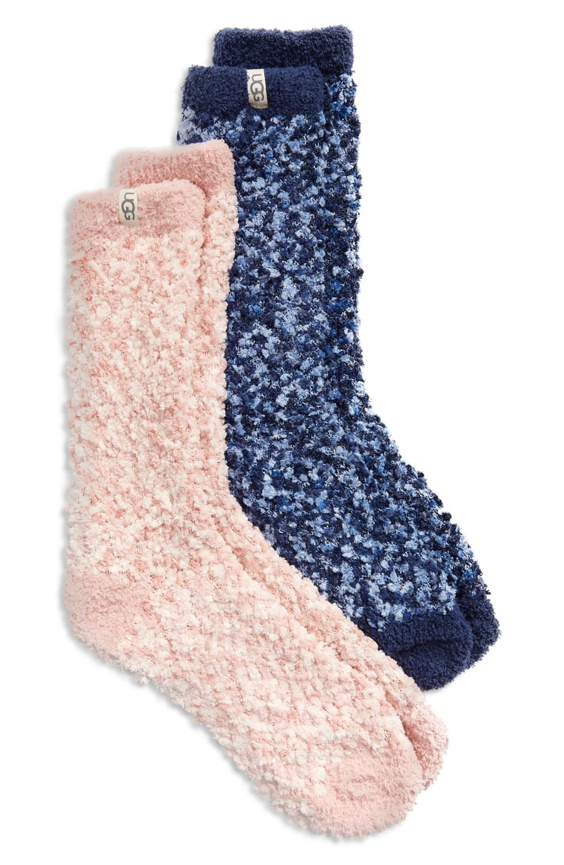 For the Ones With Cold Feet: Ugg Assorted 2-Pack Cozy Chenille Crew Socks