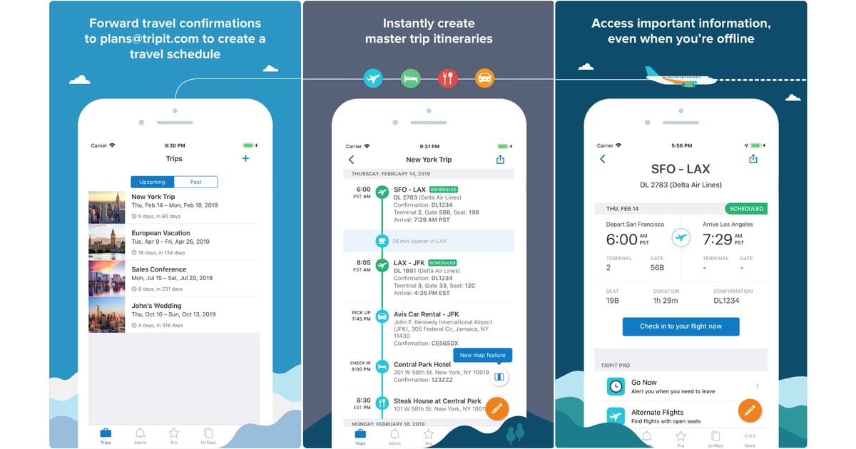 TripIt Best Organization Apps 2019 POPSUGAR Tech Photo 20