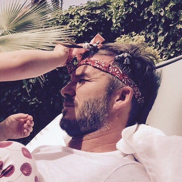 "Someone is trying to make daddy feel pretty today after a heavy night"