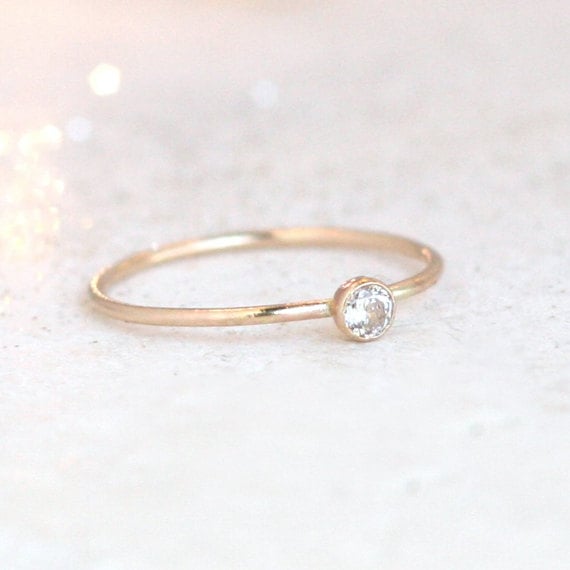 Gold Birthstone Ring