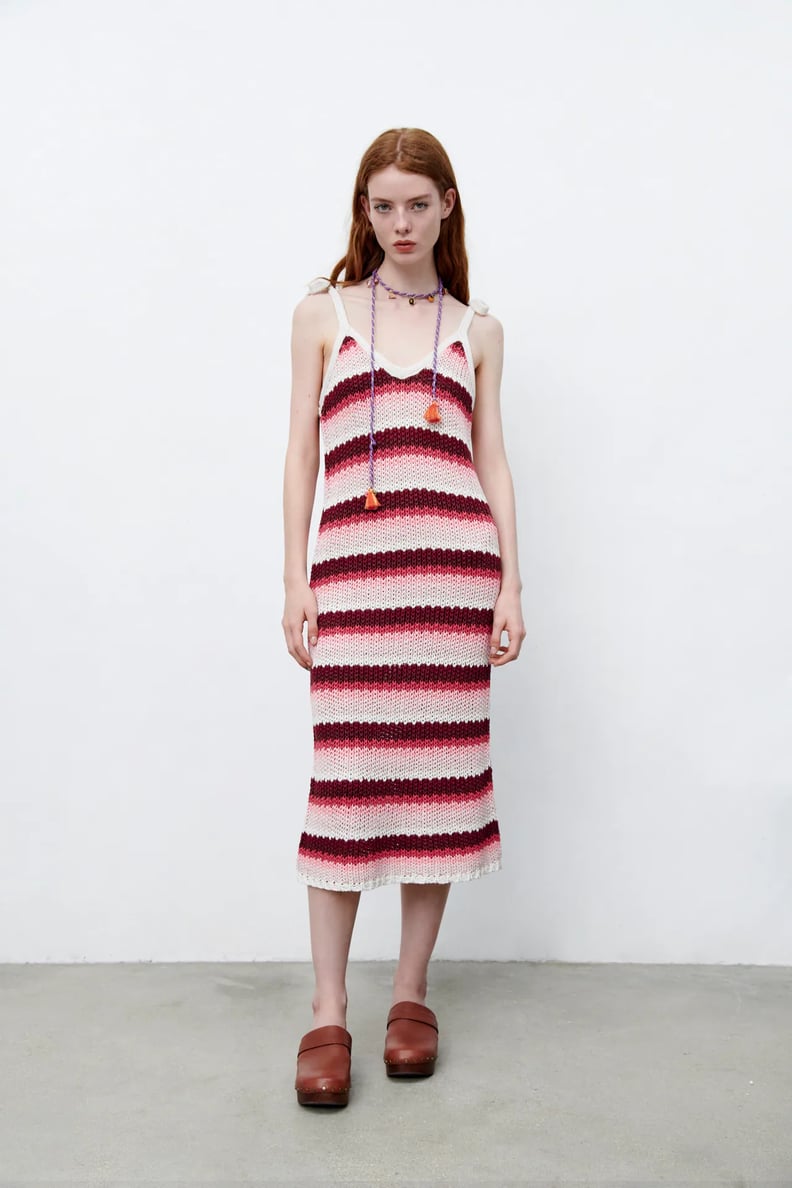For a Museum Date: Striped Knit Dress