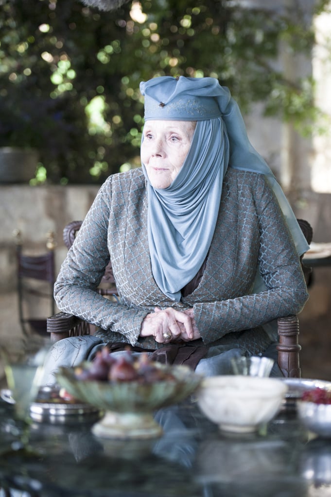 Diana Rigg as Lady Olenna.