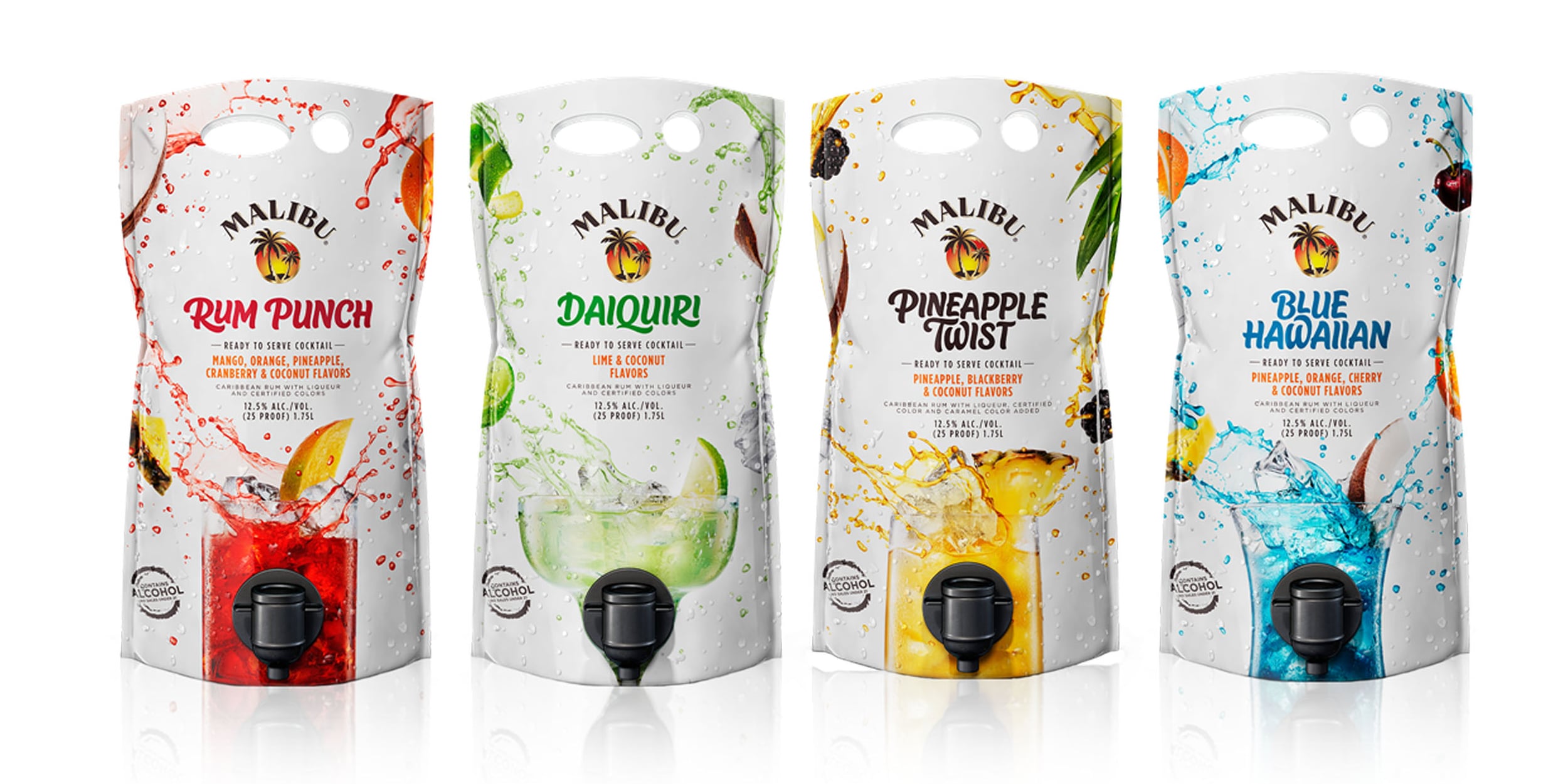 Malibu's Mixed Drink Pouches Will Be a Hit at Every Single Summer