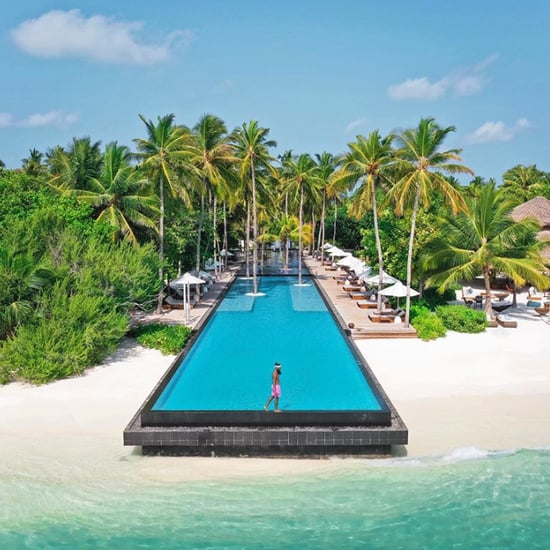 Long Pool at the Fairmont in the Maldives