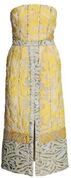 H&M's Jacquard-Weave Dress ($249) is made with glittery threads and features a slit in the front.