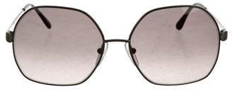 Emilio Pucci Logo-Embellished Oversize Sunglasses