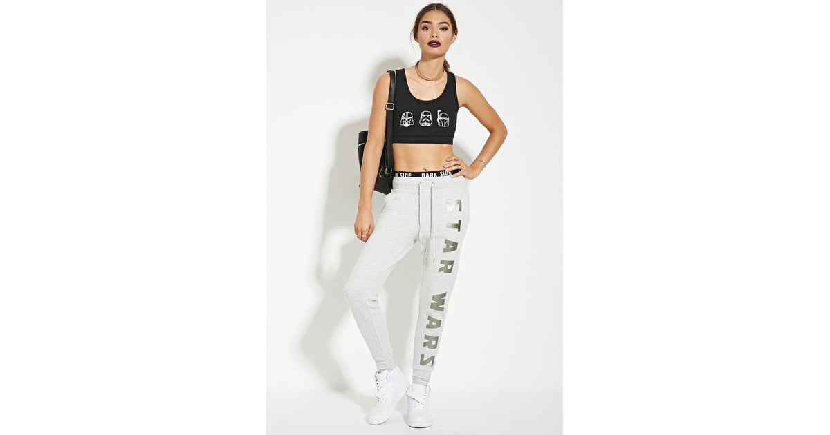 forever 21 white sweatpants