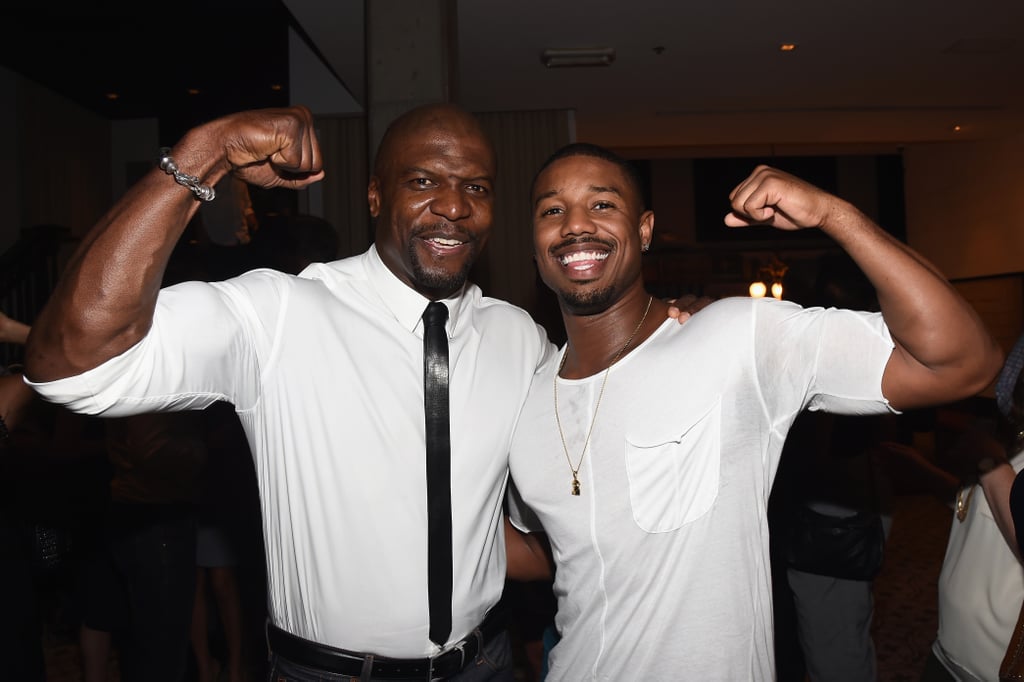 He compared muscles with Terry Crews during a Men's Fitness event in September 2014 — we'd say they're about even.