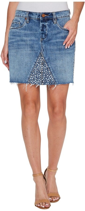 blank denim skirt