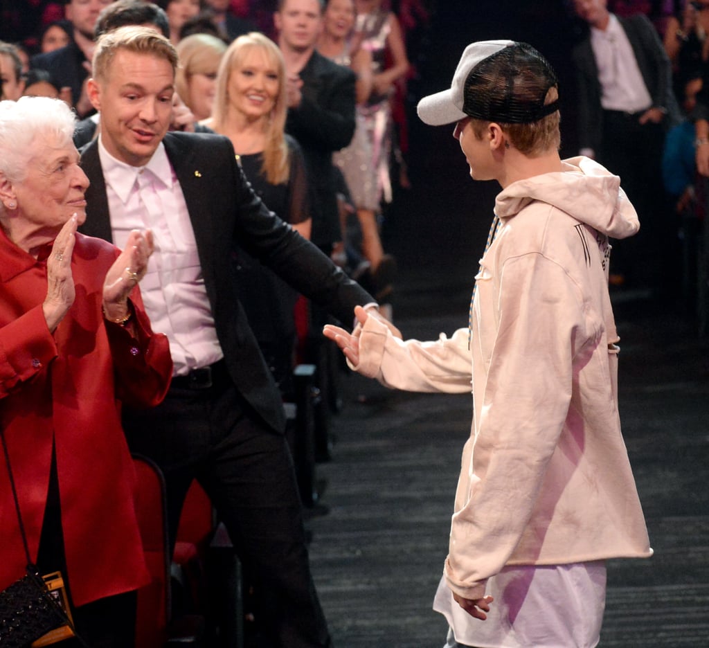 Justin Bieber Charming Ariana Grande's Grandmother