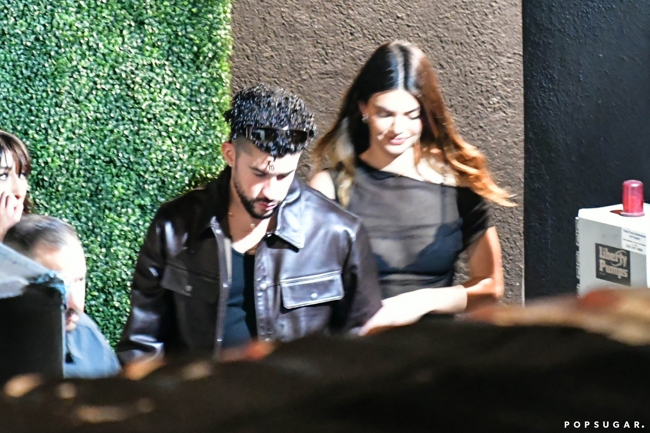 Kendall Jenner & Bad Bunny Twinned Again In All-Black Outfits For