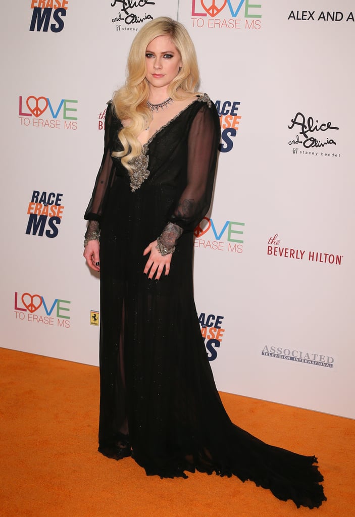 Avril Lavigne at Race to Erase MS Gala April 2018