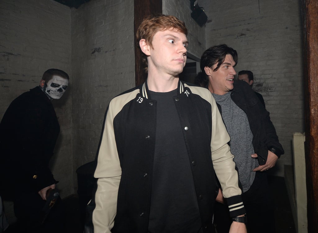Finn Wittrock: "I should not have done this."
Evan Peters: "Nope."
Guy in the Background: "Holy sh*t, can I have a selfie?"