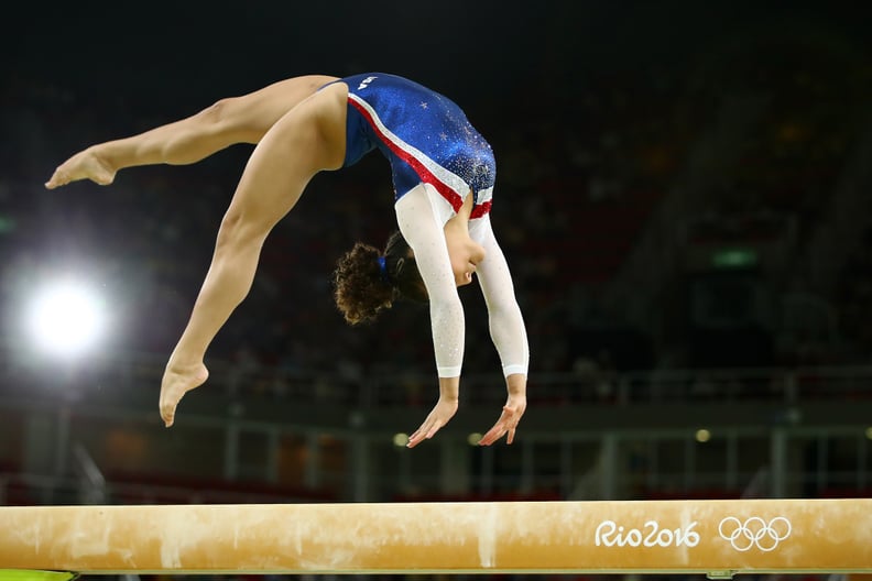 RIO DE JANEIRO, BRAZIL - AUGUST 17:  Laurie Hernandez of the United States performs during the Gymnastics Rio Gala on Day 12 of the 2016 Rio Olympic Games on August 17, 2016 in Rio de Janeiro, Brazil.  (Photo by Clive Brunskill/Getty Images)