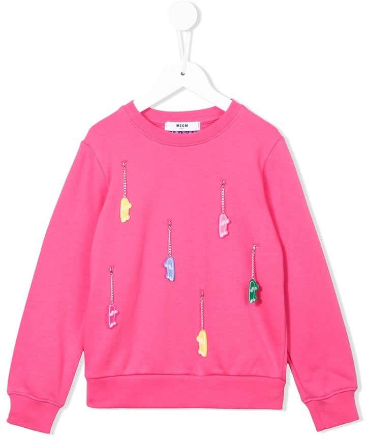 MSGM Skateboard Charm Sweatshirt