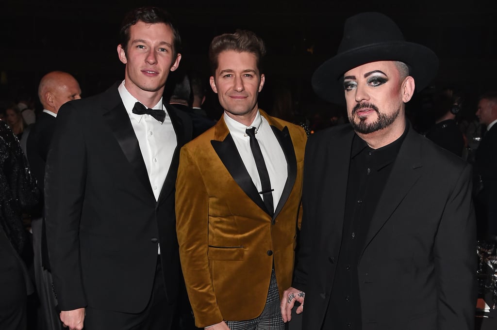 Callum Turner, Matthew Morrison, and Boy George at the British Fashion Awards 2019 in London