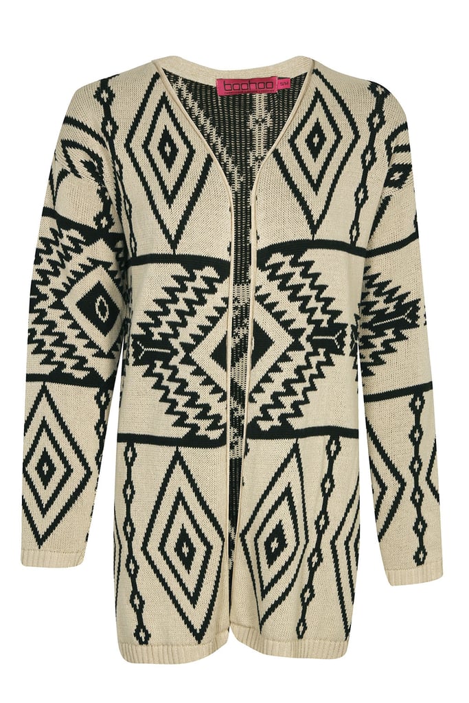 Boohoo Aztec Cardigan