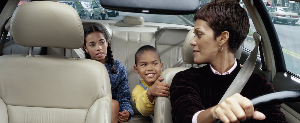 Moms in School Carpool Line