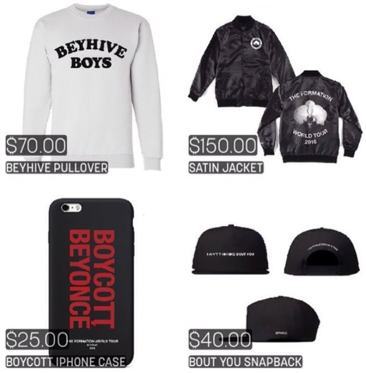 Boycott Beyonce T-Shirts at Formation World Tour | PS Celebrity