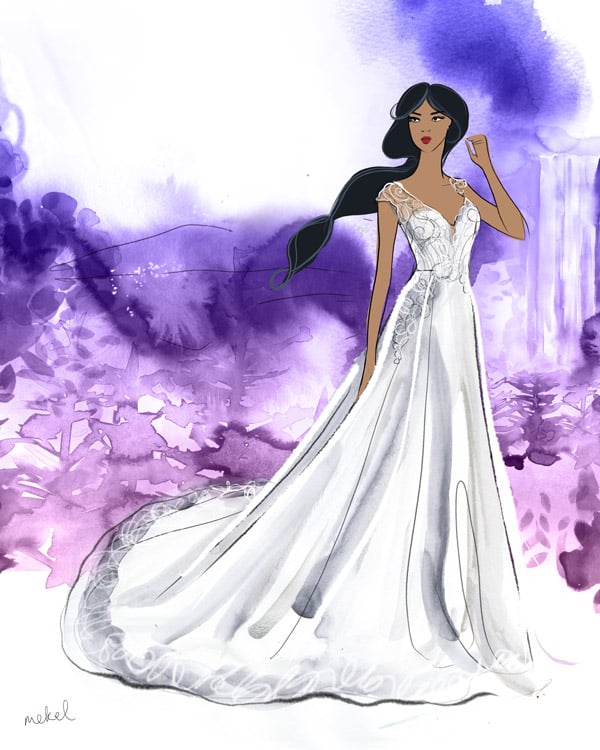 Disney's Jasmine Wedding Dress Design — Exclusively at Kleinfeld