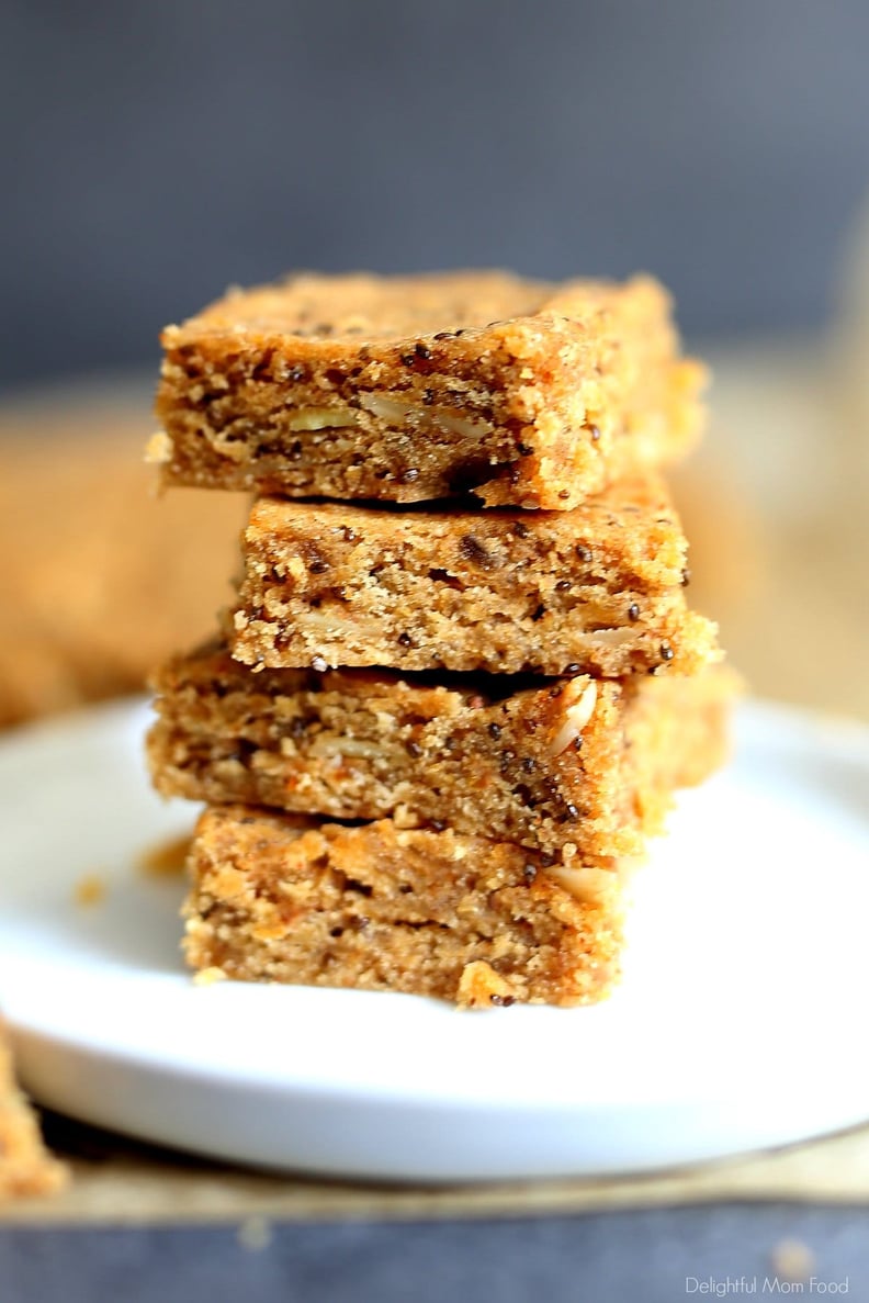 Almond Butter Bars With Chia Seeds