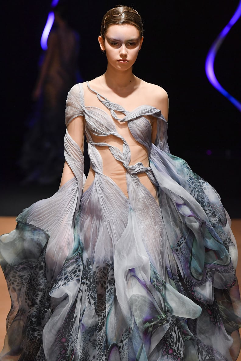 Christina's Iris van Herpen Gown on the Runway