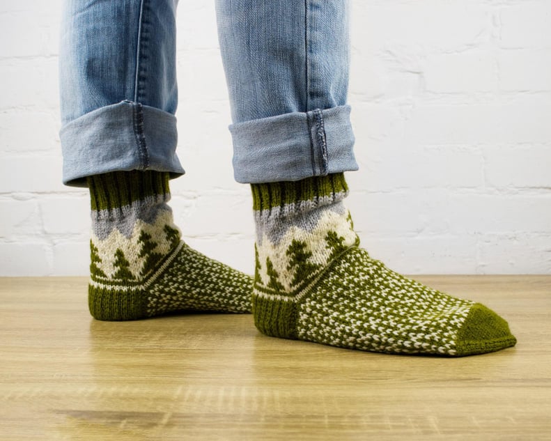 Hand-Knitted Wool Socks