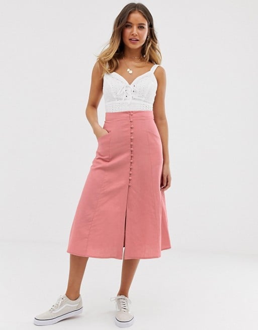 ASOS DESIGN Midi Skirt