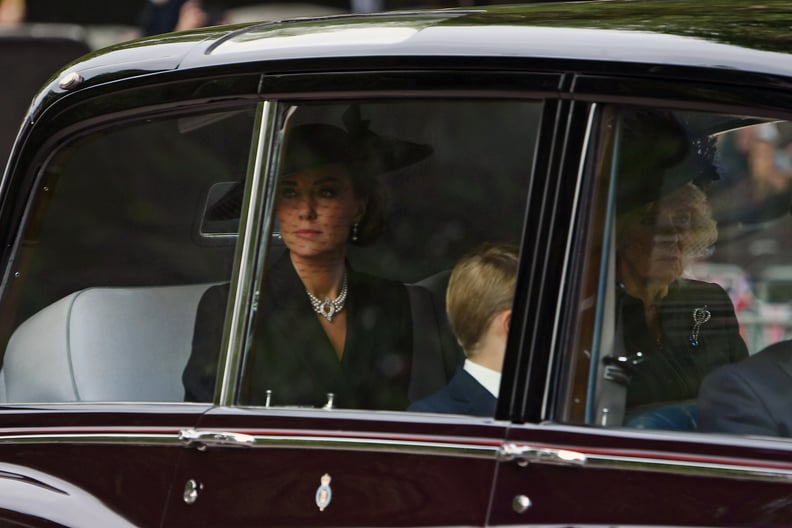 凯特•米德尔顿在英国女王伊丽莎白二世的葬礼